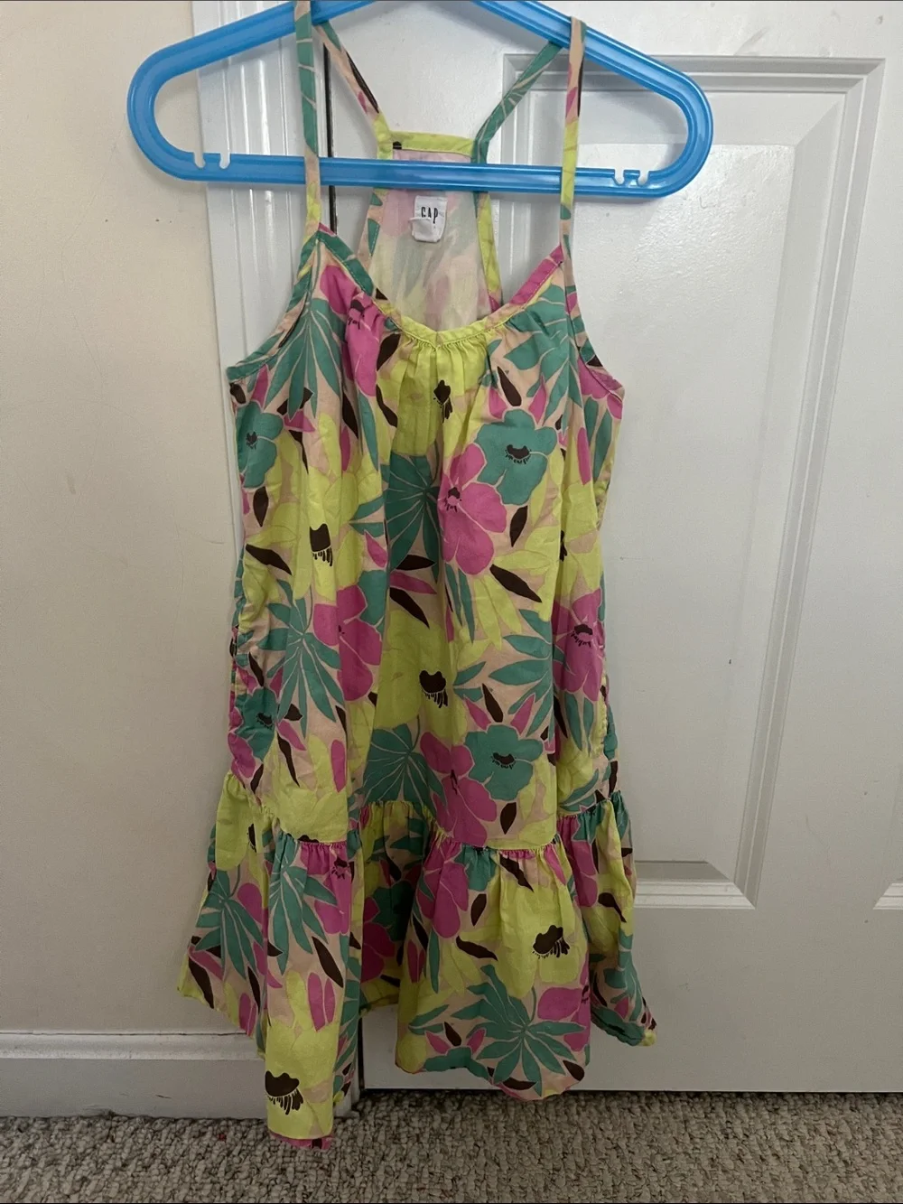 GAP Floral Sundress in Yellow, Pink, Teal